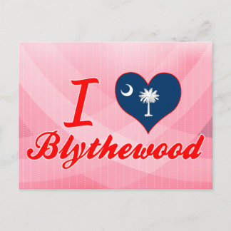 Cartão Postal Eu Amo Blythewood, Carolina do Sul
