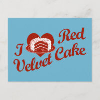 Eu Amo Bolo De Veludo Vermelho