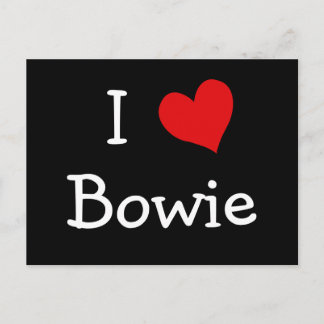 Cartão Postal Eu Amo Bowie