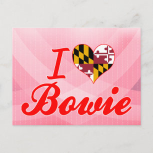 Cartão Postal Eu Amo Bowie, Maryland