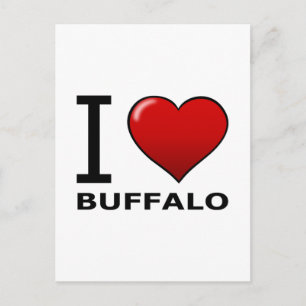 CARTÃO POSTAL EU AMO BUFFALO, NY - NOVA IORQUE
