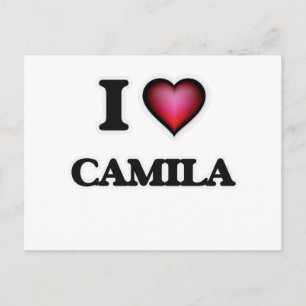 Cartão Postal Eu Amo Camila