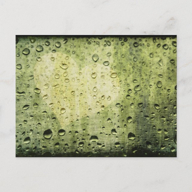 Cartão Postal eu amo chuva (Frente)