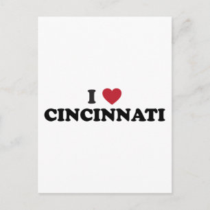 Cartão Postal Eu amo Cincinnati Ohio