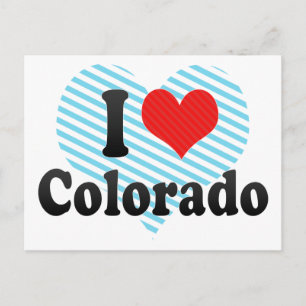 Cartão Postal Eu Amo Colorado