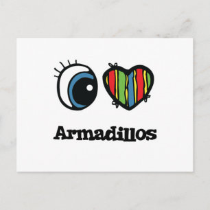 Cartão Postal Eu Amo (Coração) Tatus