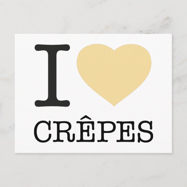 CARTÃO POSTAL EU AMO CREPAS (Frente)