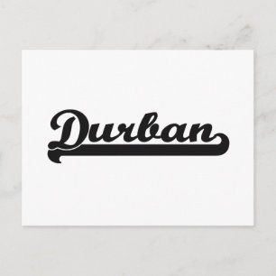Cartão Postal Eu amo Durban South Africa Classic Design