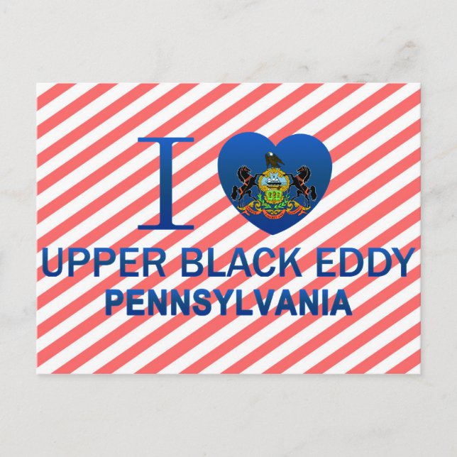 Cartão Postal Eu Amo Eddy Preto Superior, PA (Frente)