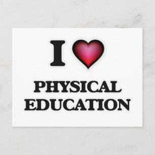 Cartão Postal Eu Amo Educação Física