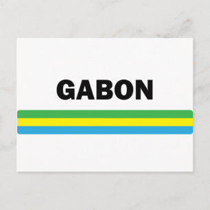 Cartão Postal Eu Amo Gabão