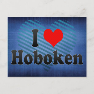 Cartão Postal Eu Amo Hoboken, Estados Unidos