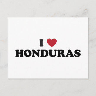 Cartão Postal Eu amo Honduras