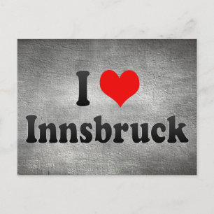 Cartão Postal Eu Amo Innsbruck, Áustria