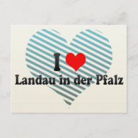 Eu amo Landau em der Pfalz, Alemanha