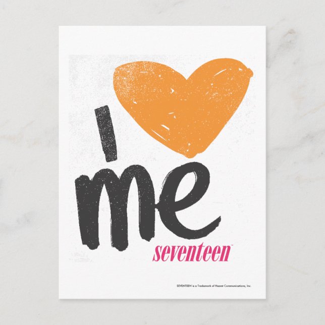 Cartão Postal Eu Amo Laranja (Frente)