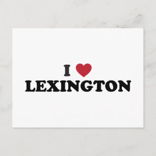 Cartão Postal Eu amo Lexington Kentucky