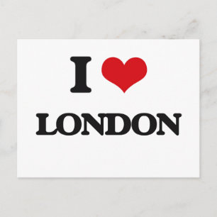 Cartão Postal Eu Amo Londres