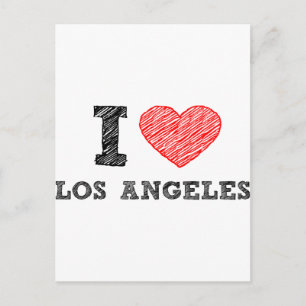 Cartão Postal Eu Amo Los Angeles