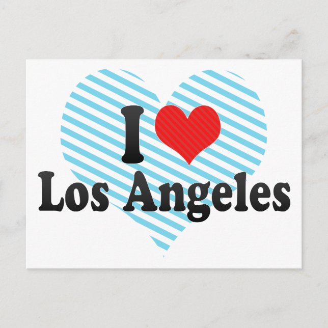 Cartão Postal Eu Amo Los Angeles (Frente)