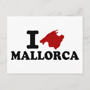 Cartão Postal Eu amo Mallorca