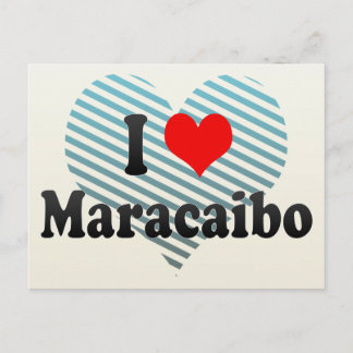 Cartão Postal Eu Amo Maracaibo, Venezuela