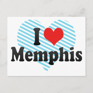Cartão Postal Eu Amo Memphis