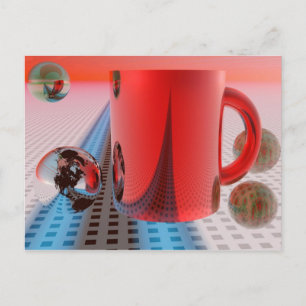 Cartão Postal Eu amo meu café da manhã