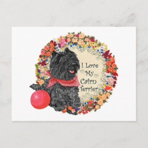 Cartão Postal Eu Amo Meu Cairn Terrier