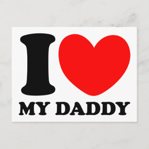 Cartão Postal Eu Amo Meu Pai