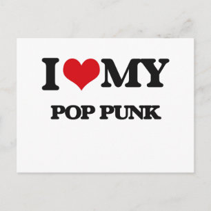 Cartão Postal Eu Amo Meu PUNK POP