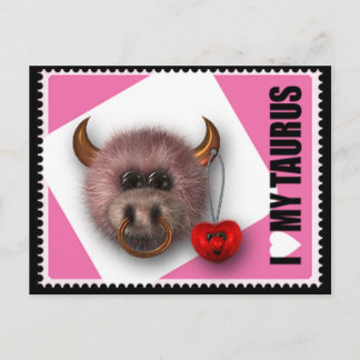 Cartão Postal Eu Amo Meu Taurus