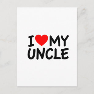 Cartão Postal Eu amo meu tio