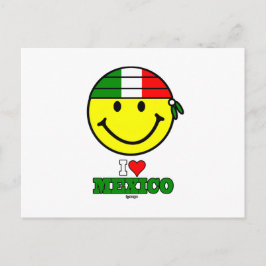 CARTÃO POSTAL EU AMO MÉXICO