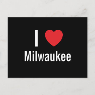 Cartão Postal Eu amo Milwaukee