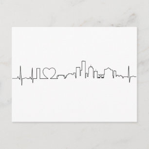 Cartão Postal Eu amo Milwaukee em um estilo extraordinário de ec