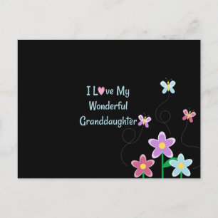 Cartão Postal Eu Amo Minha Maravilhosa neta