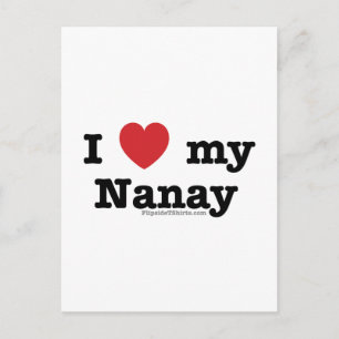 Cartão Postal Eu Amo Minha Nanay