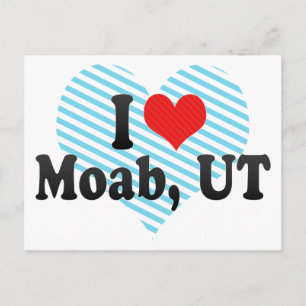Cartão Postal Eu Amo Moab, UT