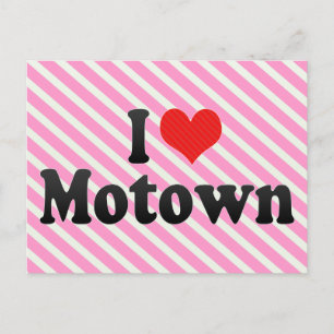 Cartão Postal Eu Amo Motown