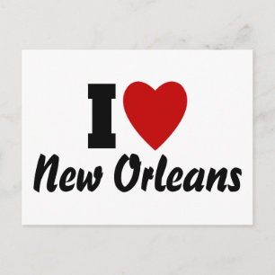 Cartão Postal Eu Amo Nova Orleans
