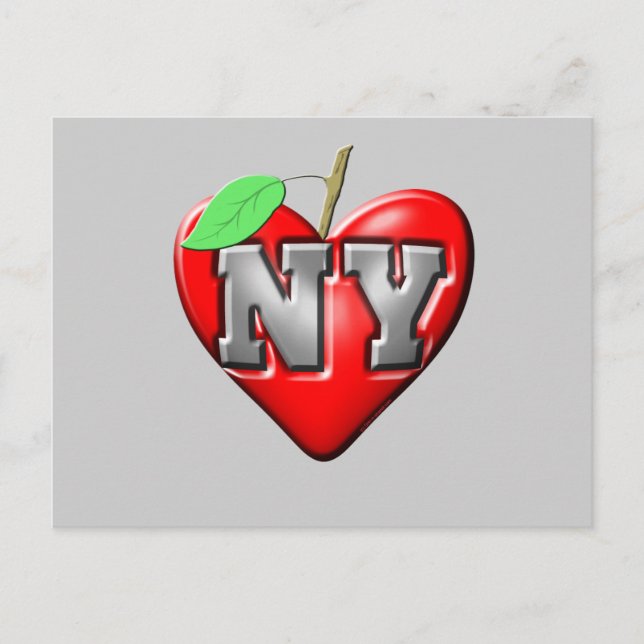 Cartão Postal Eu Amo NY (Frente)