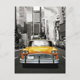 Cartão Postal Eu amo NYC - táxi de New York