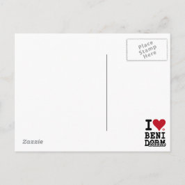 Cartão Postal EU AMO O BENIDORM - Postal Personalizado