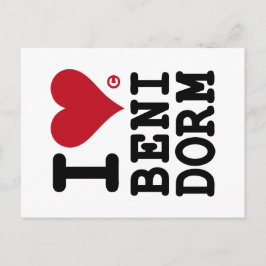 Cartão Postal EU AMO O BENIDORM - Postal Personalizado