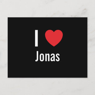Cartão Postal Eu amo o Jonas