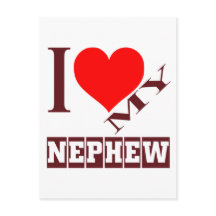 eu amo o meu sobrinho.