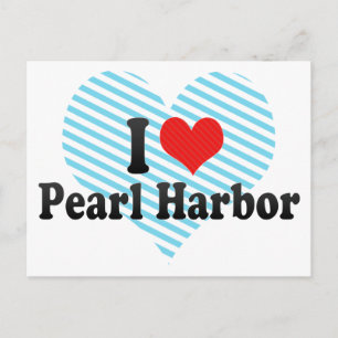 Cartão Postal Eu Amo Pearl Harbor