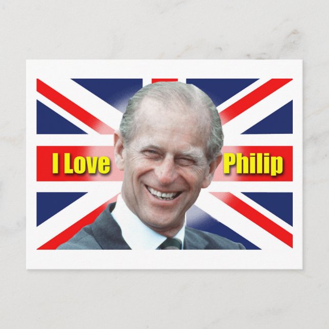 Cartão Postal Eu Amo Philip (Frente)
