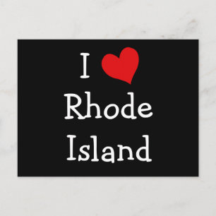 Cartão Postal Eu Amo Rhode Island